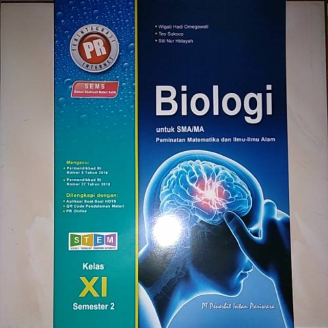 Buku PR Biologi kelas 11B