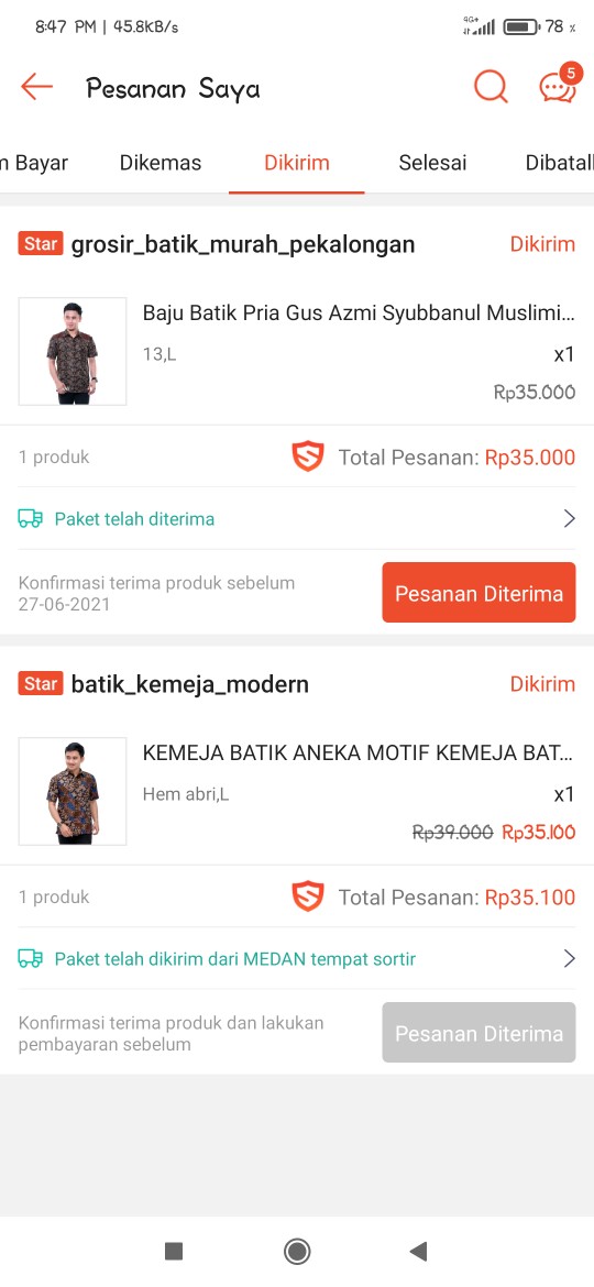 Kemeja Batik Aneka Motif Kemeja Batik Motif K1k1