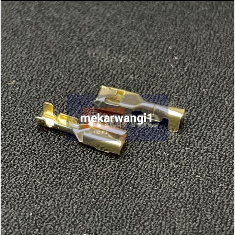 Skun Gepeng Female 2.8mm / Terminal Kabel Cewek 2.8 mm (isi 100 Pcs)