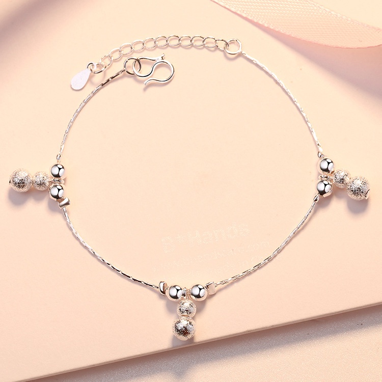 Gelang Perak Rumbai Fashion Tassel Silver Bracelet Charm Multilayer Heart Flower Cuff Bracelets Women Jewelry Accessories Gifts-15#