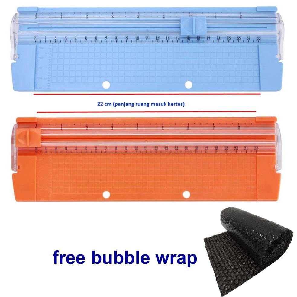 

[PRODUK ZEHRQ] Mesin Pemotong Kertas Portable Mini F4 A4 A5 Presisi untuk Scrapbook Paper Trimmer Panjang 22 cm DNF