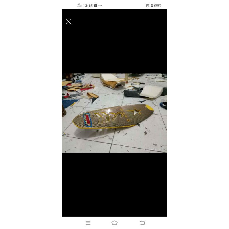 Jok VEGA ZR lobang kulit karbon Jok VEGA ZR Jok VEGA ZR lobang