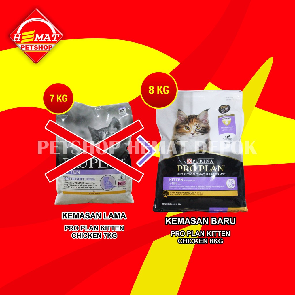 Cat Food Pro Plan Kitten Chicken Optistart 7 Kg Makanan kering Kucing dewasa Proplan 7Kg