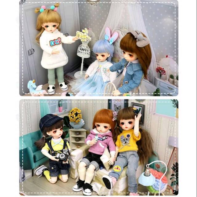 Doris Doll 30cm ball jointed doll bjd 1/6 sendi bisa dicopot