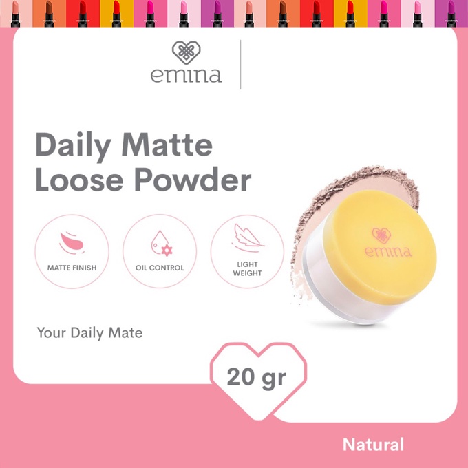 Emina Daily Matte Loose Powder Bedak Tabur ✰ ascocobeauty ✰