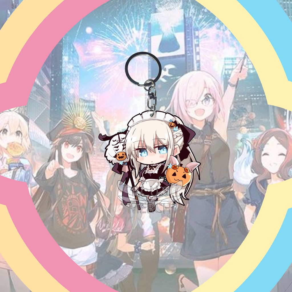 Gantungan Kunci Fate Grand Order Morgan Le Fay Halloween - Key Chain - Souvenir - Anime - Ganci - Ga
