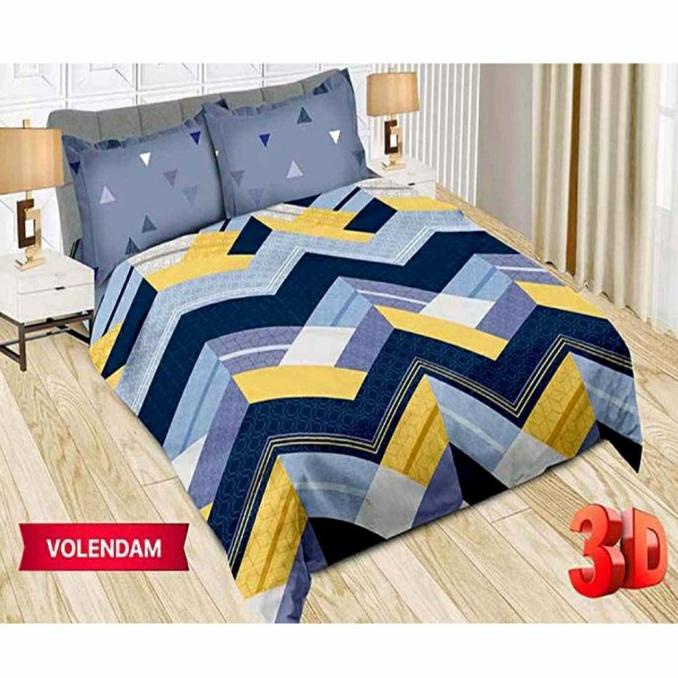 Bed Cover Set Sprei Flat Uk 180X200 Bonita Motif Volendam Wandaagrifa