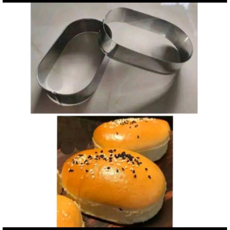 Ring Roti Oval/Ring Cutter 10x6x3cm