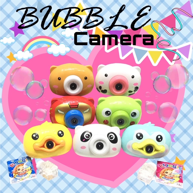 CAMERA BUBBLE/mainan gelembung/balon/ camera bubble elektrik/mainan