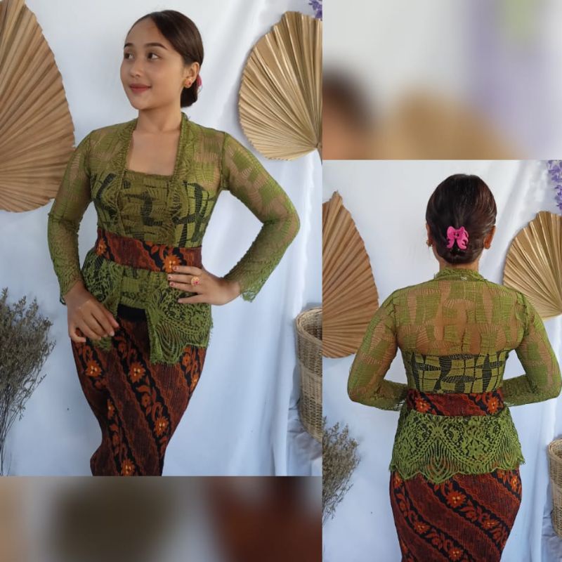 Kebaya semi francis motif rantai