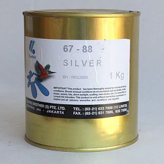 

Cat Sablon Gelas COATES SILVER Tinta Sablon Gelas COATES 1 Kg