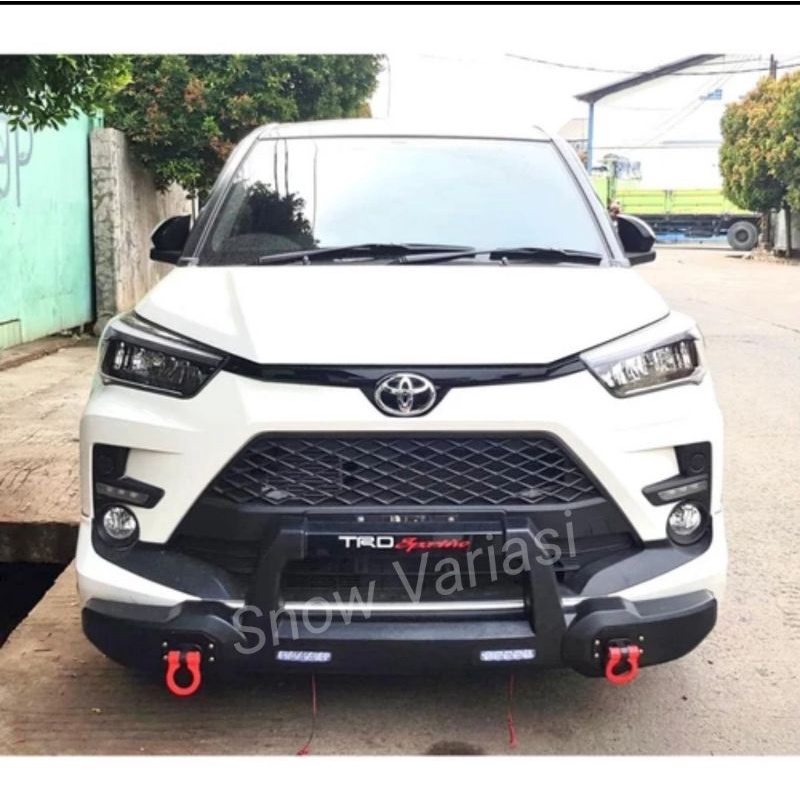 Tanduk Depan Bumper Giga Raize Rocky 2021 2023 2024 Hitam