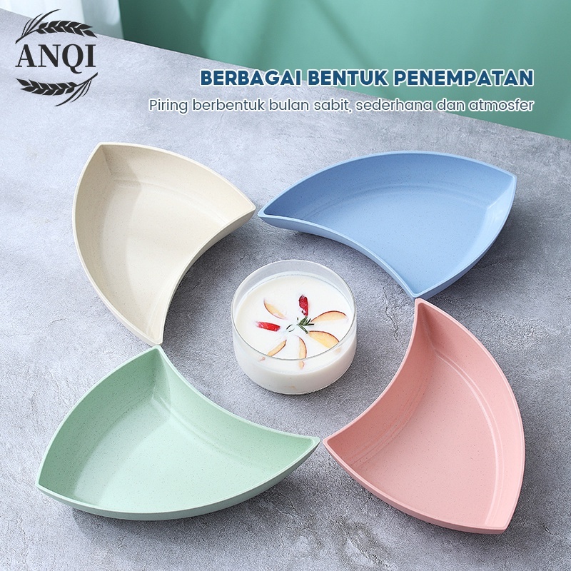 ANQI 1888 piring set FIBER MELAMIN KUALITAS PREMIUM BERBAHAN SAFE FOOD VS-88