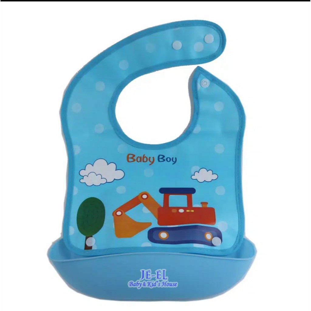 Baby Safe Foldable Bib With Crumb Catcher - BIB02/BIBS BAYI/SLABBER ANTI AIR