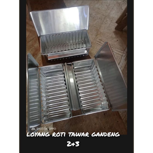 Loyang roti tawar badung gadeng 2&3 / loyang pesegi bergerigi? cetakan roti / loyang roti / cetakan 