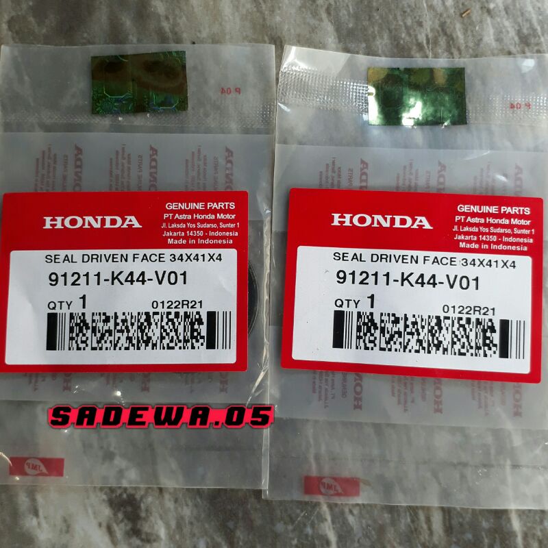 seal pully ORIGINAL seal driven face beat, scopy, vario, pcx, adv