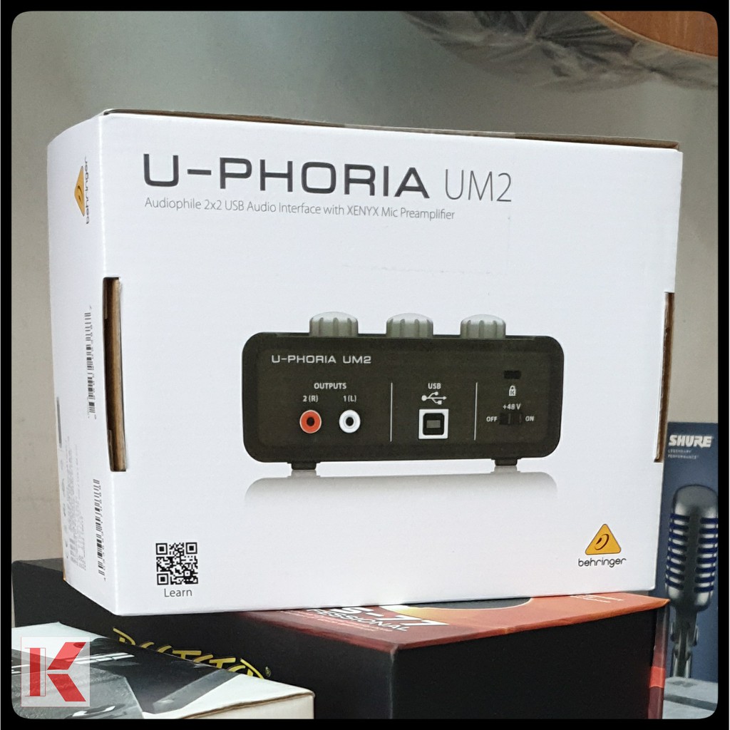 Звуковая карта behringer u phoria um2 характеристики