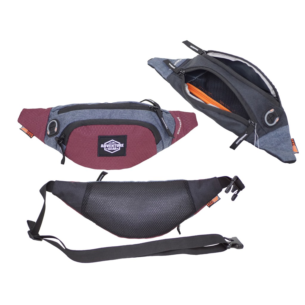 DISKON TAS PINGGANG waistbag outdoor hiking gunung adventure gear quest