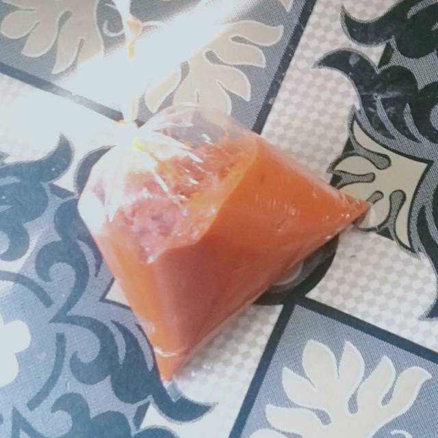 

Sambal sebelum menggoreng ikan