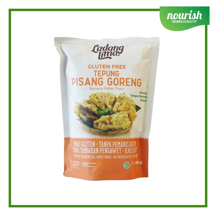 

Ladang Lima, Tepung Pisang Goreng (Gluten Free) 200gr