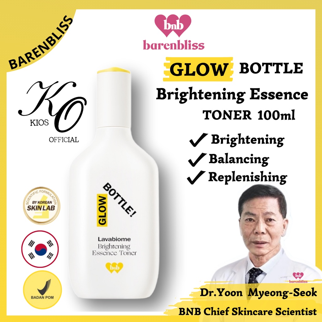 BNB Barenbliss Meta Glow Glow Bottle Lavabiome Brightening Korea Essence Hydrating Toner 28 Days Brightening 100ml