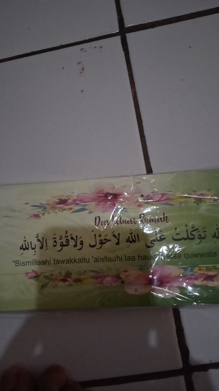 Kaligrafi Salam Motif Shaby