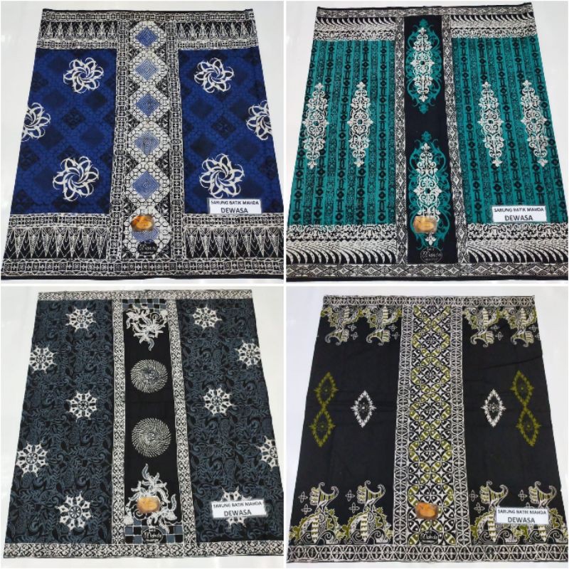 Sarung Batik Cap Mahda Dewasa Motif Terbaru Sarung Batik Pekalongan Shopee Indonesia