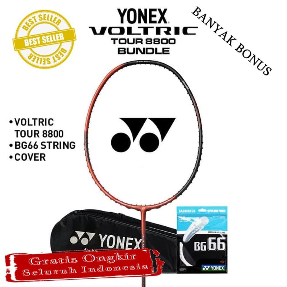 RAKET BADMINTON YONEX VOLTRIC TOUR 8800 MADE IN JEPANG RAKET BULU TANGKIS YONEX VOLTRIC TOUR 8800