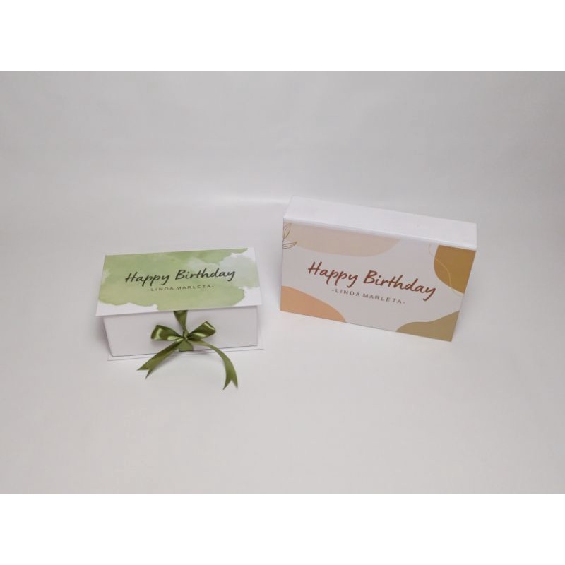 

box custom / box ulangtahun custom / design custom [25x15x10cm]