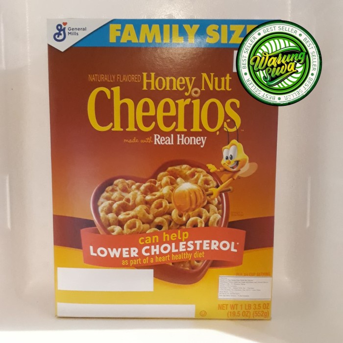 

General mills Cheerios honey nut breakfast 552 gram