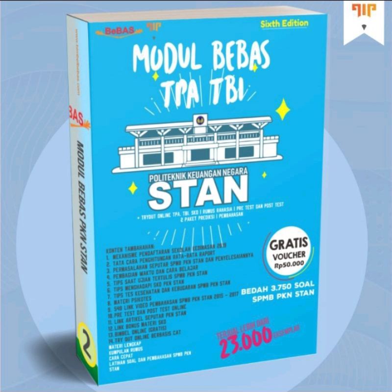 MODUL BEBAS TPA TBI STAN + Voucher TO
