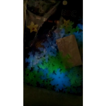 

REMIU_SHOP STIKER MOTIF SNOW | STIKER MOTIF SALJU GLOW IN THE DARK 1 PACK ISI 48 PCS