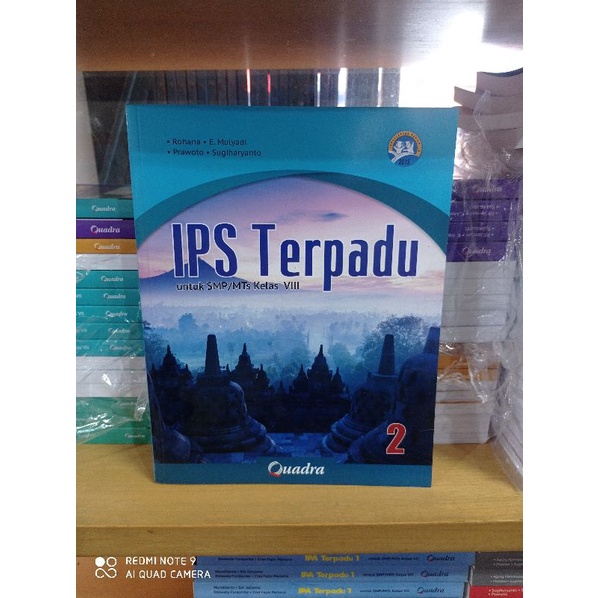 NEW Buku IPS Terpadu Kelas 8 Revisi Quadra