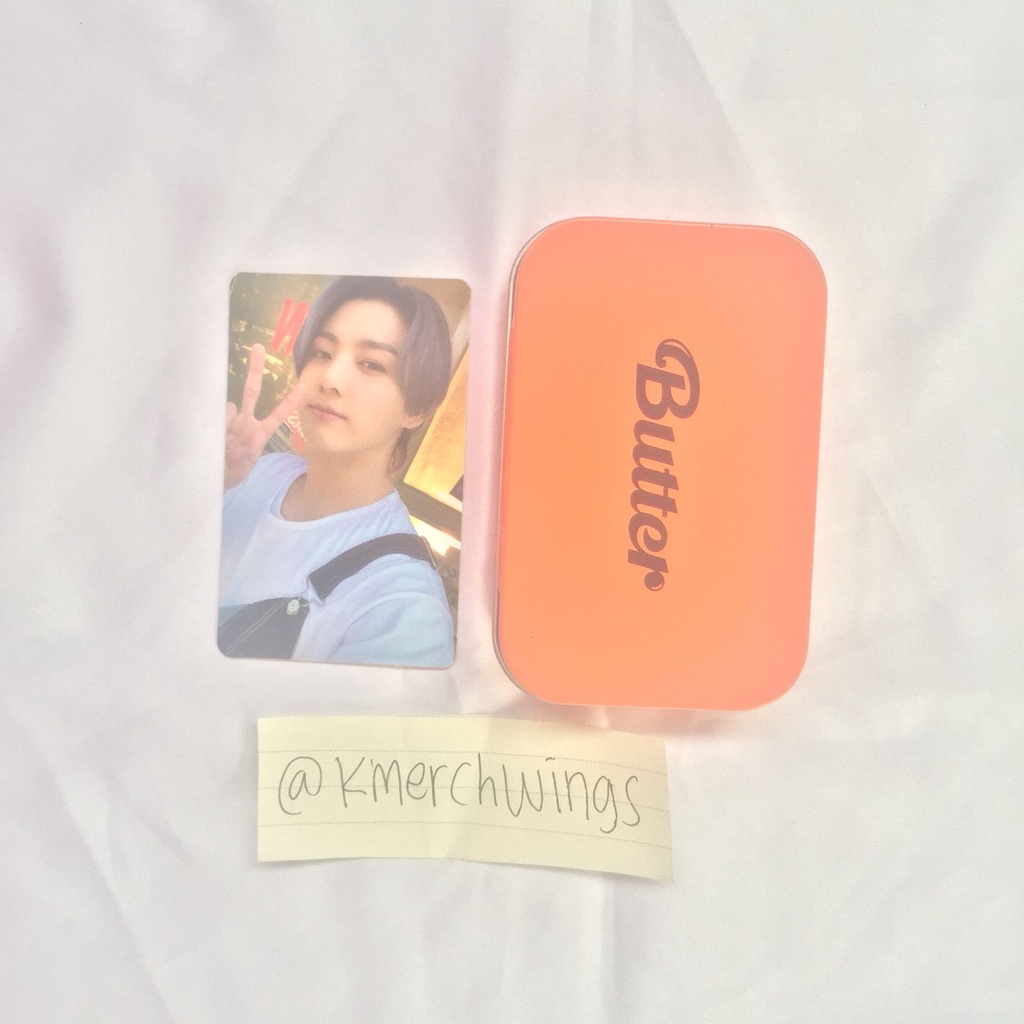 

PHOTOCARD JUNGKOOK BUTTER POB BTS OFFICIAL