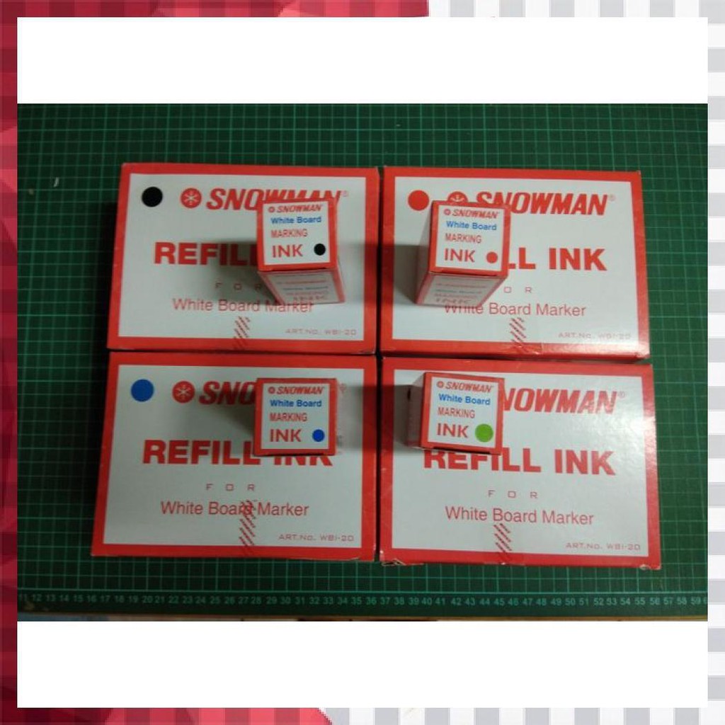 

Isi Refill Tinta Spidol White Board Bg-12 Snowman - Wbi-20