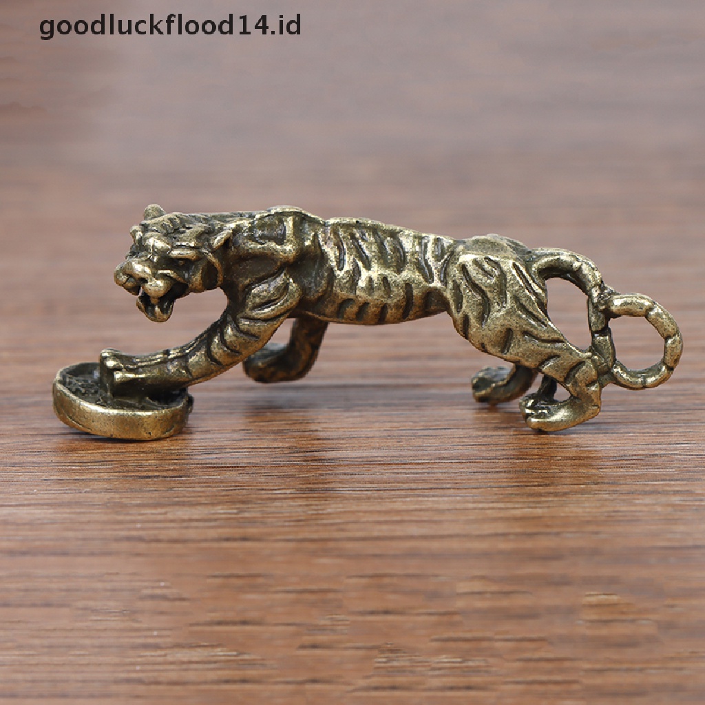 [OOID] Tiger Chinese Zodiac 2022 New Year Brass Tiger Year of The Tiger Home Decor ID