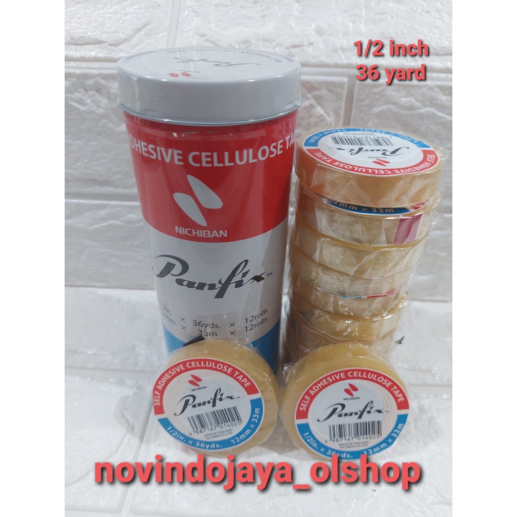 

ISOLASI PANFIX 1/2 INCH X 36 YARD TERMURAH