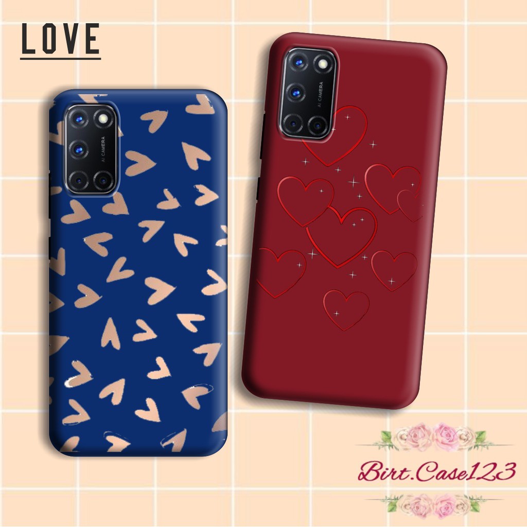 Softcase LOVE Oppo A3s A1k A5 A9 2020 A7 F9 A5s A31 A52 A92 A37 A53 A83 F1s F11 Pro Reno 2 2z BC758