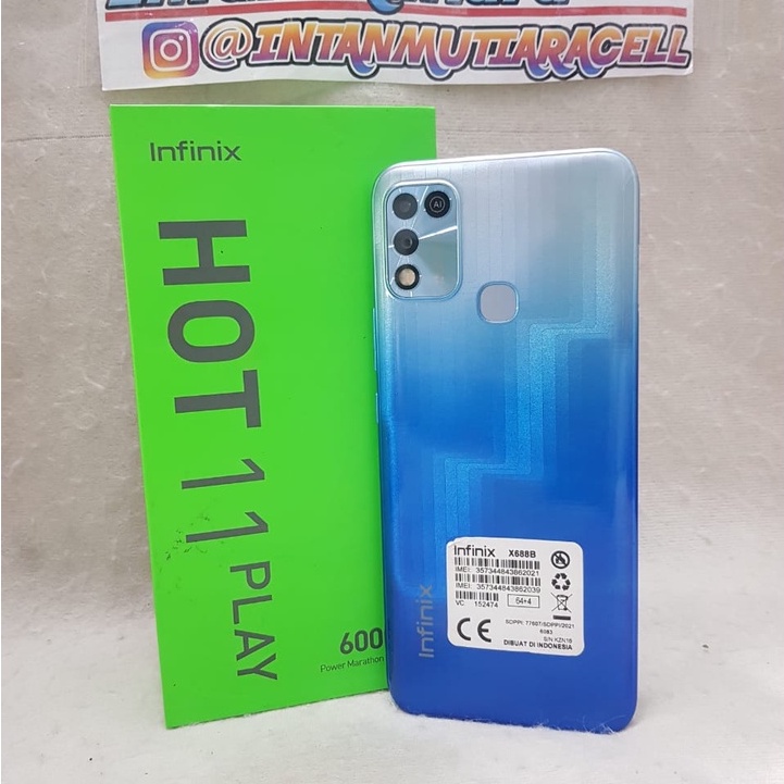 Infinix Hot 11 Play Ram 3 Rom 32GB (SECOND)