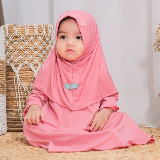 AISKA gamis bayi perempuan 0 6 bulan / gamis bayi perempuan cantik daily nuha