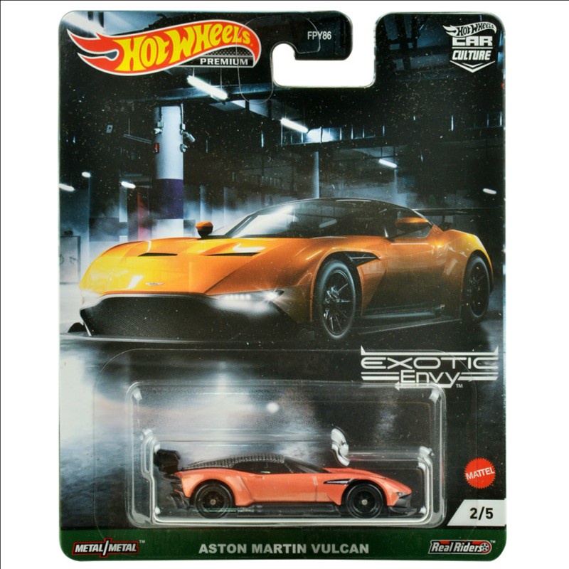 Hot Wheels Premium Exotic Envy Aston Martin Vulcan