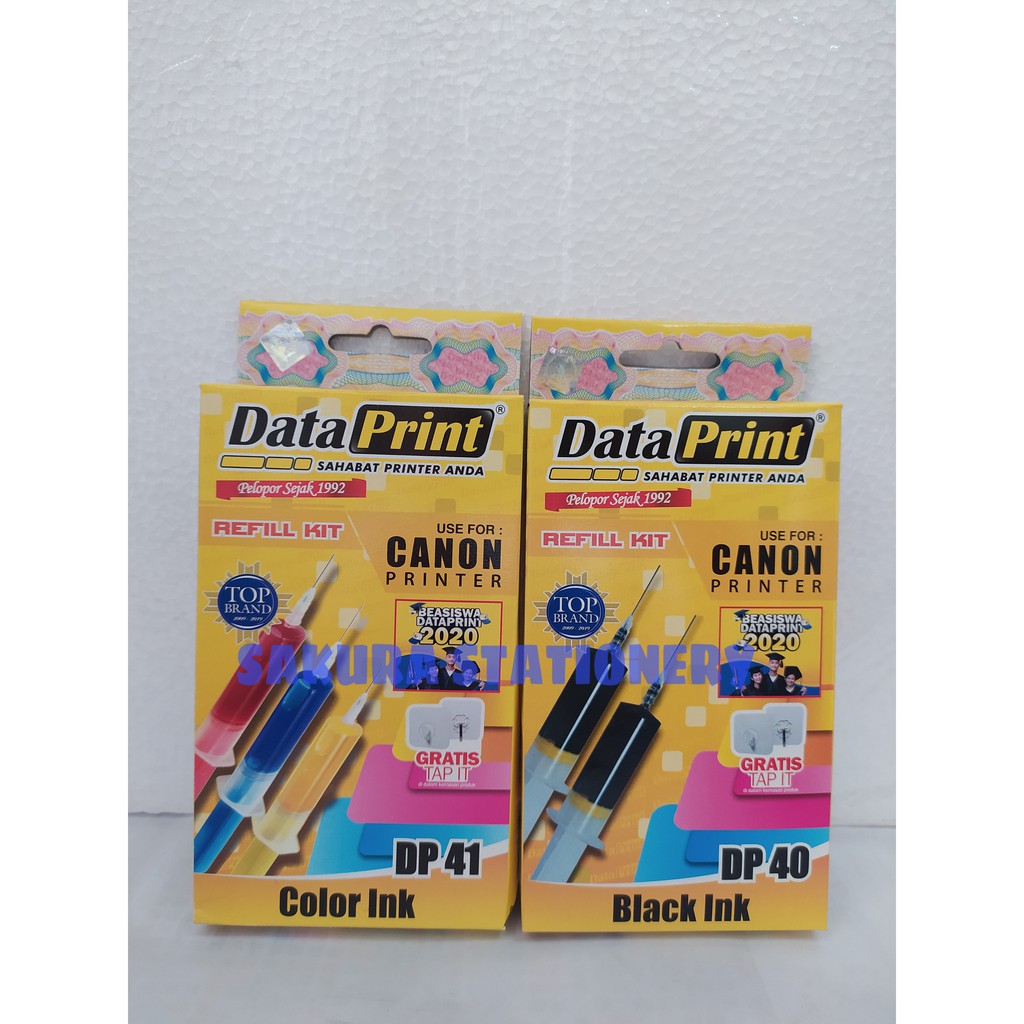 Tinta Printer Suntik Data Print Untuk Printer Canon.