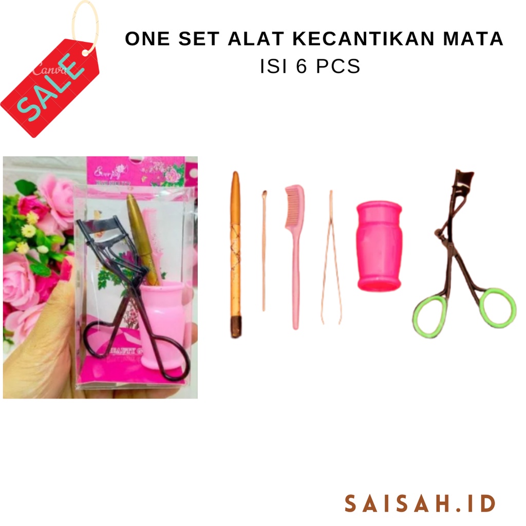 ONE SET ALAT KECANTIKAN MATA / PENJEPIT / SISIR ALIS / JAPITAN ALIS / PENSIL ALIS / ALAT MAKE UP ALI