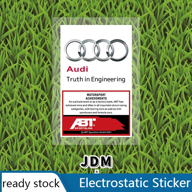 Stiker Kaca Depan Elektrostatis Untuk Mobil AUDI A3 A4 A6 Q3 Q4 Q5 TT