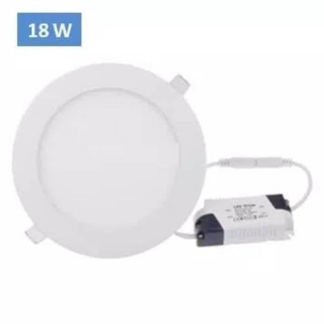 Downlight Panel Lampu Led 18 watt Bulat Putih