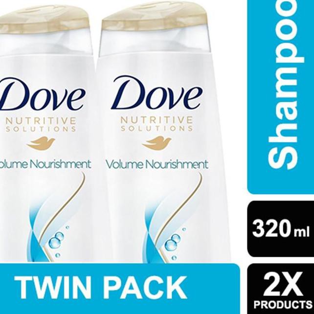 ✬ Dove Shampoo Nutritive Solutions Volume Nourishment 320ml Twin Pack ☟