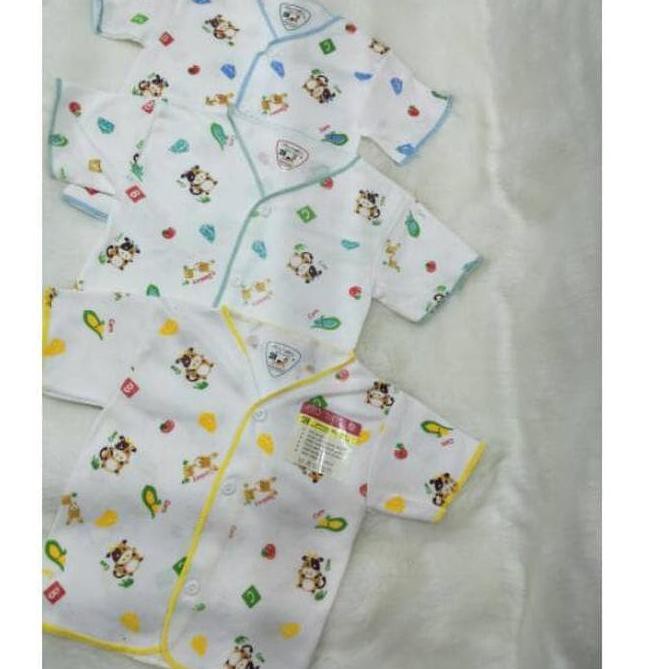 6PCS BAJU ABIY BABY LENGAN PENDEK-BAJU BAYI MURAH BERKUALITAS-BAJU BAYI PENDEK NB