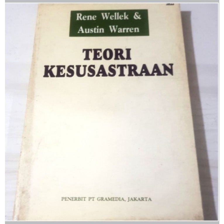 Teori Kesusastraan, Rene Welek