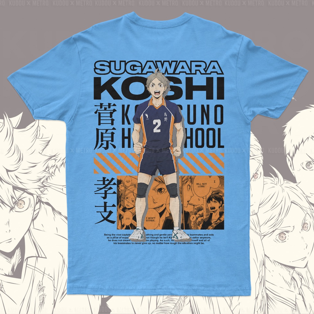 Tshirt Sugawara Koshi Anime Manga Haikyuu Premium Unisex