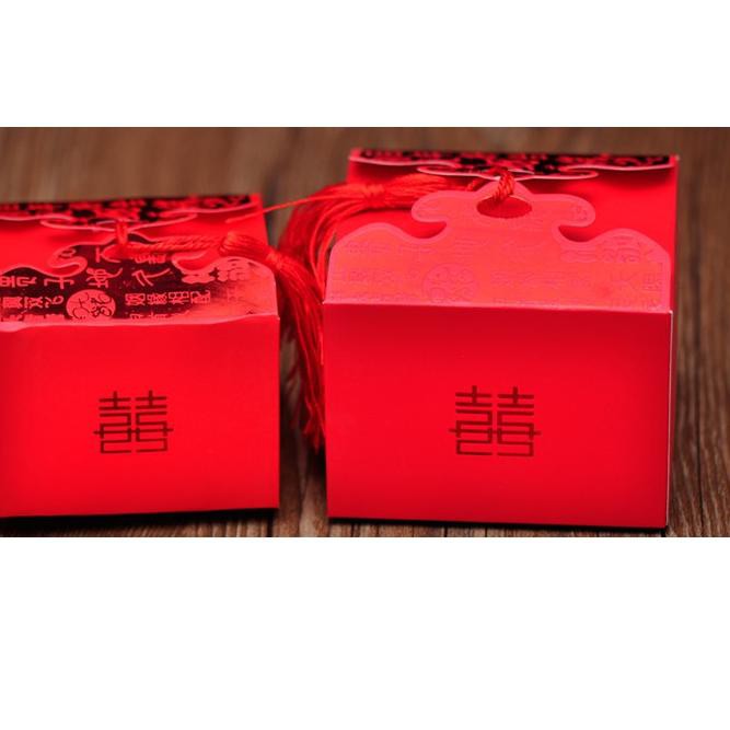 

Tetap Trendϟ Chinese Wedding Gift, Candy Favor Box Hadiah Packaging Sangjit Mingle